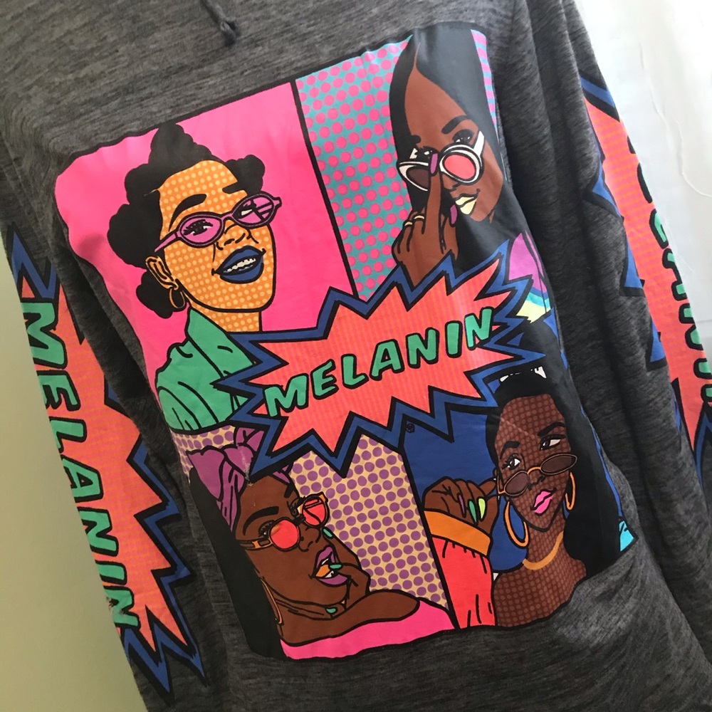 Colorful melanin long sleeve shirt
